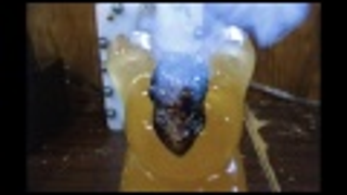 What Happens When You Drop a Hot Ball of Nickel Into a Giant Gummy Bear